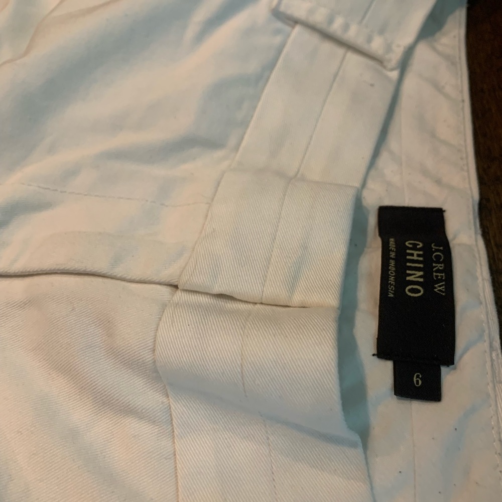 J. Crew White Chino Shorts - Picture 5 of 5